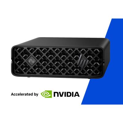 47. HP ZGX Nano G1n AI GB10 128 GB LPDDR5x-SDRAM 4 TB SSD Linux Mini PC AI Workstation, AI PC Black