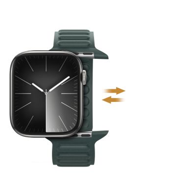 11. Magnetic Dux Ducis Strap BL for Apple Watch 38 / 40 / 41 mm - green