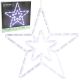 DECORATIVE STAR WITH ILLUMINATION 40 LEDS 35 CM WHITE