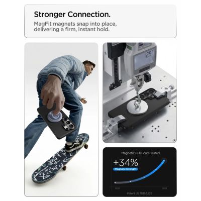 12. Spigen Thin Fit Mag MagSafe Case for Samsung Galaxy S26 Ultra - Black