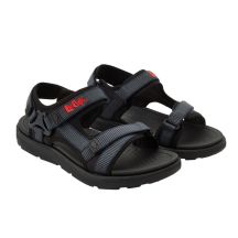 Lee Cooper men's shoes velcro sandals for summer beach light blue black