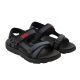 Lee Cooper men's shoes velcro sandals for summer beach light blue black