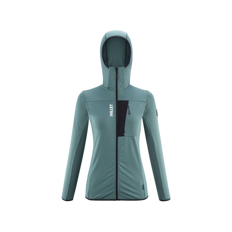 MILLET W Trilogy Lightgrid Hoodie Jacket Green