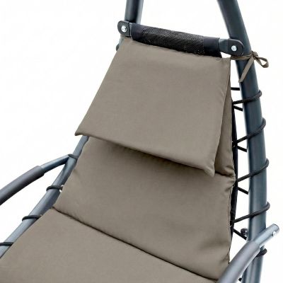 19. SWING ROCKING CHAIR WITH UMBRELLA LISBON DARK GREY