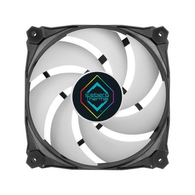2. Iceberg Thermal IceGALE Lightning ARGB Computer Case Fan 12cm Black 3 pcs.