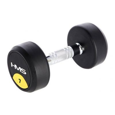 Rubber-coated dumbbell 7kg HMS HG PRO 7