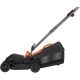 2. Black & Decker BEMW351-QS Lawn Mower Standard Lawn Mower Black, Orange