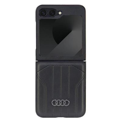 Audi Synthetic Leather MagSafe Case for Samsung Galaxy Z Flip 6 - Black