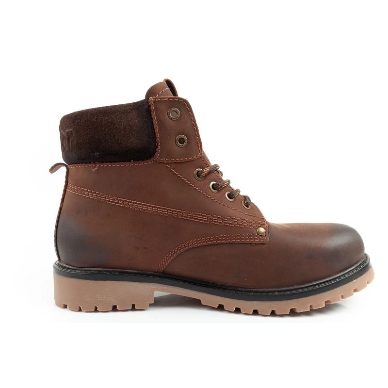 19. Wrangler Arch men's boots, Chelsea boots, elegant leather, dark brown