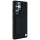 4. BMW Leather Big Wordmark Case for Samsung Galaxy S25 Ultra - Black