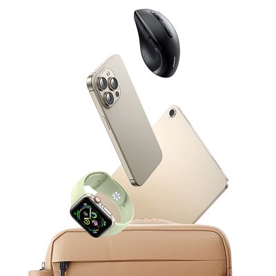 7. Ugreen Wireless Ergonomic Optical Mouse - Black