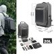 3. Rockbros H51 Cycling Backpack with Solar Panel - Black