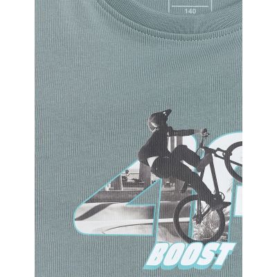 6. Boy's regular sleeveless T-shirt with print 4F 4FJRSS26TSLEM354-46S