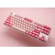 10. Ducky One 3 TKL Gossamer Pink Gaming Keyboard USB German Pink, White