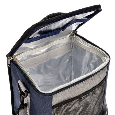 6. Meteor Frigid Thermal Bag 12.5L Navy/Gray