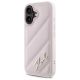 2. Karl Lagerfeld Quilted Signature iPhone 16 Case - Pink