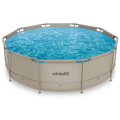 3. VIRTUFIT ROUND POOL 366 CM WITH FILTER PUMP BEIGE