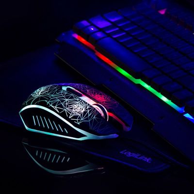 8. LogiLink ID0185 Keyboard Mouse Included Gaming USB QWERTY English Black