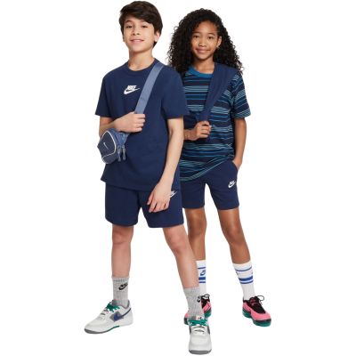 7. Nike Sportswear Club Navy Blue Kids' Shorts FZ5512 410