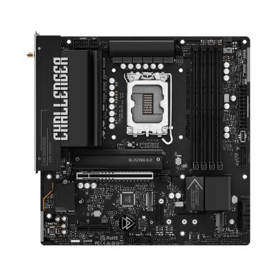 4. Asrock B860M Challenger WiFi Intel B860 LGA 1851 (Socket V1) micro ATX