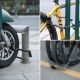 4. Rockbros LFCXR0085 Folding Bike Lock with Combination - Black