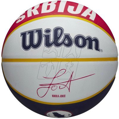 5. Wilson NBA Player Local Nikola Jokic ball for basket WZ4006701XB