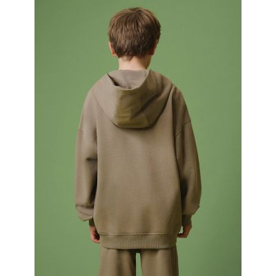 2. Boy's loose hooded sweatshirt 4F 4FJRSS26TSWSM3051-83S