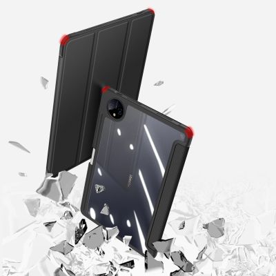 8. Dux Ducis Toby Case for Huawei MatePad Pro 11'' (2022) Cover with S Pen Pen Smart Cover Stand Black
