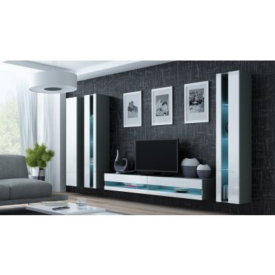 4. VIGO NEW 180/40/30 shelf, grey/white gloss
