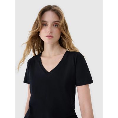 Women's oversize T-shirt with modal 4F 4FWSS25TTSHF1992-20S