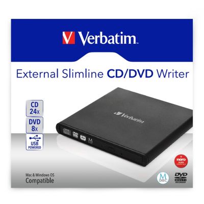 4. Verbatim 98938 USB 2.0 Slimline DVD-REC Writer