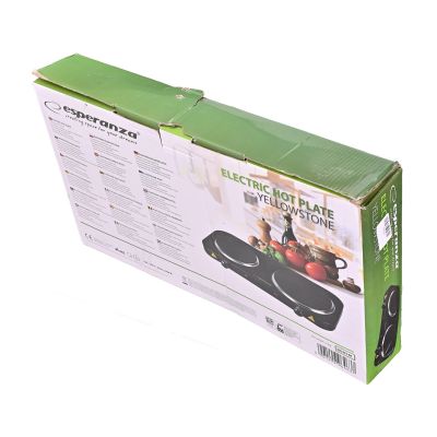 38. ESPERANZA ELECTRIC COOKER YELLOWSTONE 1500W + 1000W BLACK EKH014K