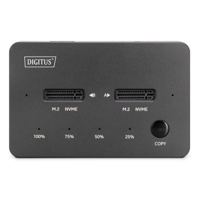 34. Digitus NVMe Cloning Station USB3.1 Gen2 Type-C NVMe M.2 SSD Enclosure