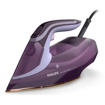 7. Philips | DST8021/30 | Steam iron | Continuous steam 55 g/min | Steam boost 240 g/min | Purple