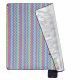 9. METEOR PICNIC BLANKET 200x200 cm XXL zigzags multicolor