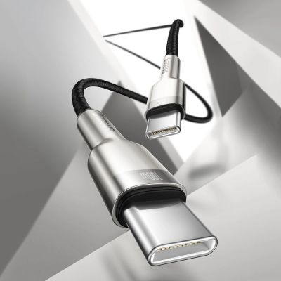 11. Baseus Cafule Series Metal Data USB-C / USB-C PD QC SCP 100W 5A 2 m cable - black