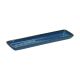 Set of 4 Concerto Blu Avio rectangular trays - Navy blue, 32 x 8 cm