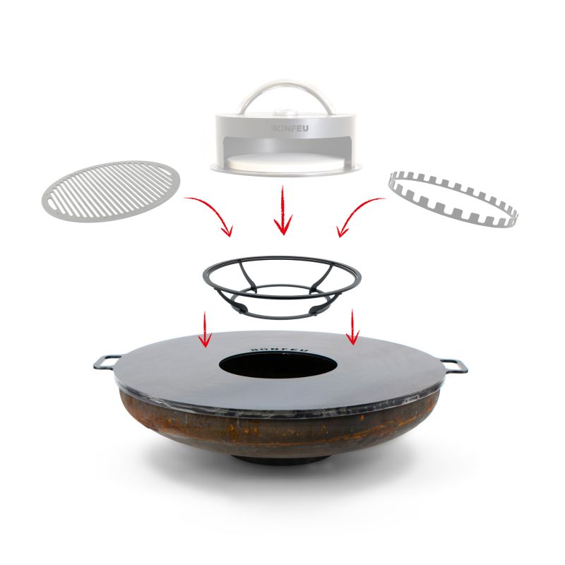 2. Bonfeu accessory stand for Bonplancha 60 BS60