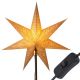 2. DECORATIVE STAR WITH LED ILLUMINATION, height: 65CM, CHAMPAGNE
