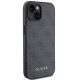 4. Guess 4G Metal Gold Logo Case for iPhone 15 / 14 Plus - Gray