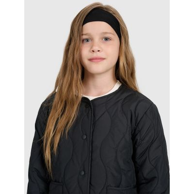 3. Girls' down jacket with synthetic filling 4F 4FJRAW25TDJAF0767-20S