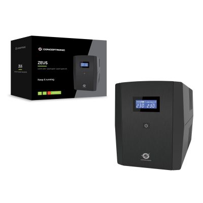 5. Conceptronic UPS 1200VA/720W/4xUK/HID USB/RJ45in/Out/AVR sw