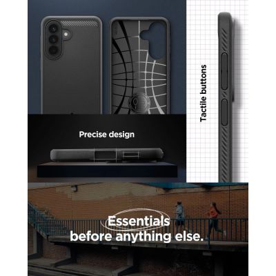 16. Spigen Rugged Armor Case for Samsung Galaxy A57 5G - Black