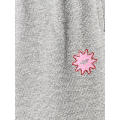 6. Girls’ Wide-Leg Sweatpants 4F 4FJRSS26TTROF1870-25M