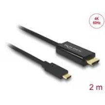 DeLOCK 85291 2m USB Type-C HDMI Cable Adapter Black