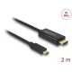 DeLOCK 85291 2m USB Type-C HDMI Cable Adapter Black