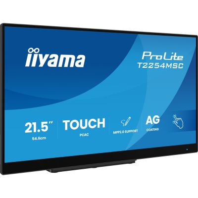 6. Monitor iiyama T2254MSC-B2AG 21.5" Optical Bonded PCAP 10P Touch Anti Glare MPP2.0 active stylus supported 1920x1080