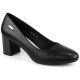 28. Sergio Leone W SK314A black decorative block heel pumps