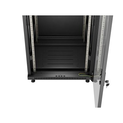 25. LANBERG FLOOR CABINET 19" 18U 600X600 BLACK