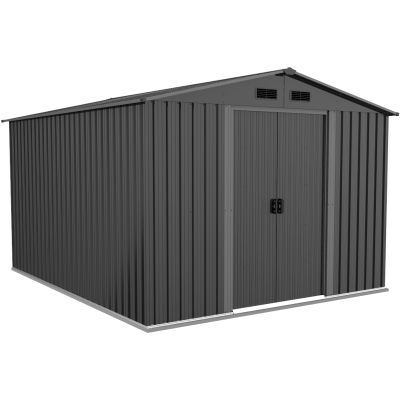 14. METAL GARDEN TOOL HOUSE 312X257X202CM